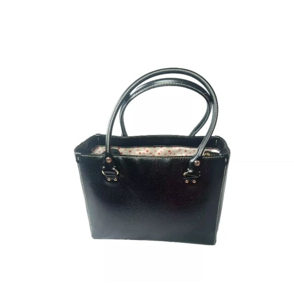 Kate Spade Wellesley Quinn Black Leather Tote Handbag Purse WKRU1428 - Picture 4 of 13